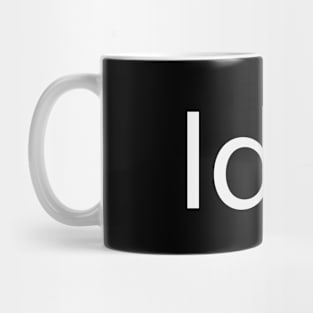 Idol creative text design Mug